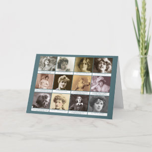 Tarjeta Las actrices