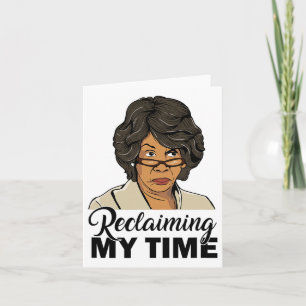 Tarjeta Las aguas Maxine que recuperan mi tiempo resisten