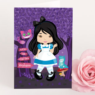 Tarjeta Las aventuras de Alicia en el país de las maravill