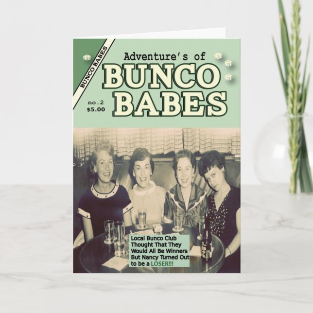 Tarjeta Las aventuras de las chicas Bunco #2 (Anverso)
