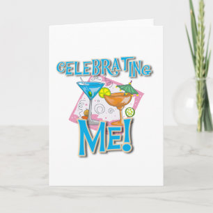 Tarjeta Las bebidas tropicales me celebran
