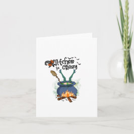 Tarjeta Las Brujas Están Locas
