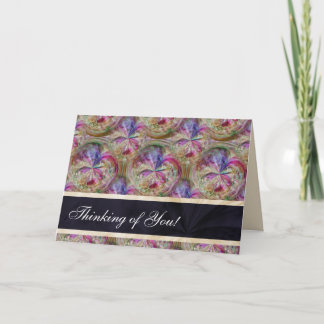 Tarjeta Las burbujas modelan el pensamiento personalizado