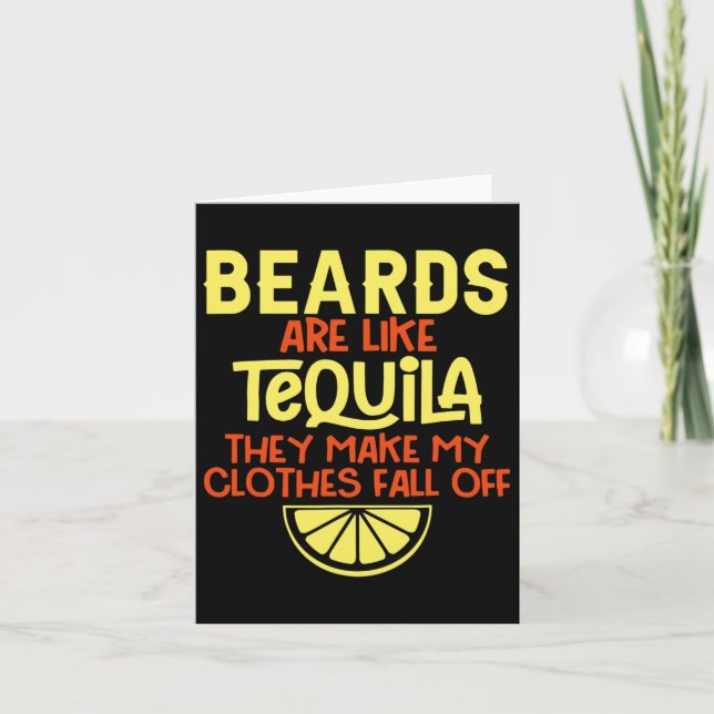 Tarjeta Las Camas Son Como El Tequila Que Hacen Que Mi Rop (Anverso)