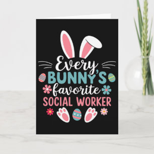 Tarjeta Las camisetas divertidas de la trabajadora social
