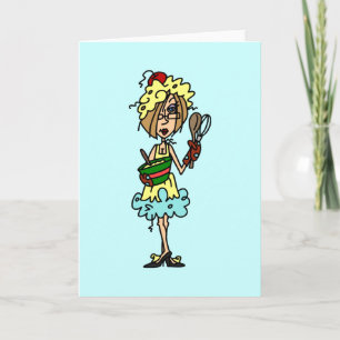 Tarjeta Las camisetas y los regalos sucios del cocinero