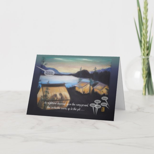 Tarjeta Las carpas pasteles al atardecer sonaban Inspirado (Anverso)