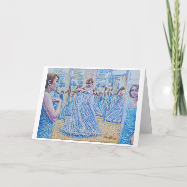 Tarjeta Las Cartas En Blanco De La Sala De Estar (Anverso)