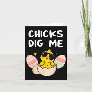 Tarjeta Las Chicas Me Encantan Divertida Pascua Para Los N