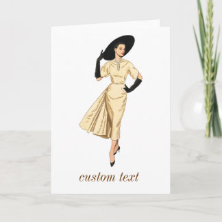 Tarjeta Las damas que almuerzan