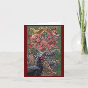 Tarjeta Las doce pollitas de los Navidades