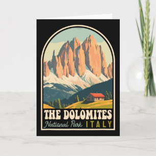 Tarjeta Las Dolomitas Italia Esquí Senderismo Ciclismo Esc