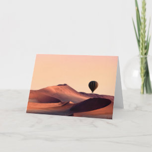 Tarjeta Las dunas de Namibia en el parque nacional de