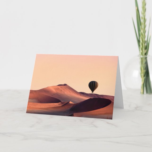 Tarjeta Las dunas de Namibia en el parque nacional de (Anverso)