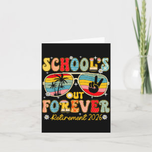 Tarjeta Las Escuelas Cerraron para Siempre Jubilación 2026