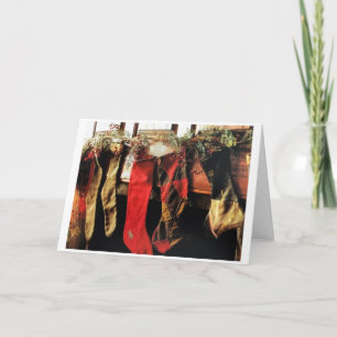 TARJETA **LAS EXISTENCIAS SON HUNG** MERRY NAVIDAD