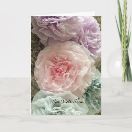 Tarjeta Las flores del filtro de café se recuperan pronto