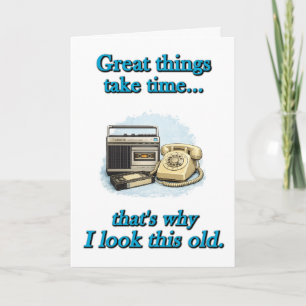 Tarjeta Las grandes cosas llevan tiempo