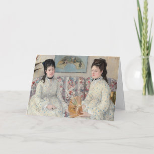 Tarjeta Las hermanas   Berthe Morisot