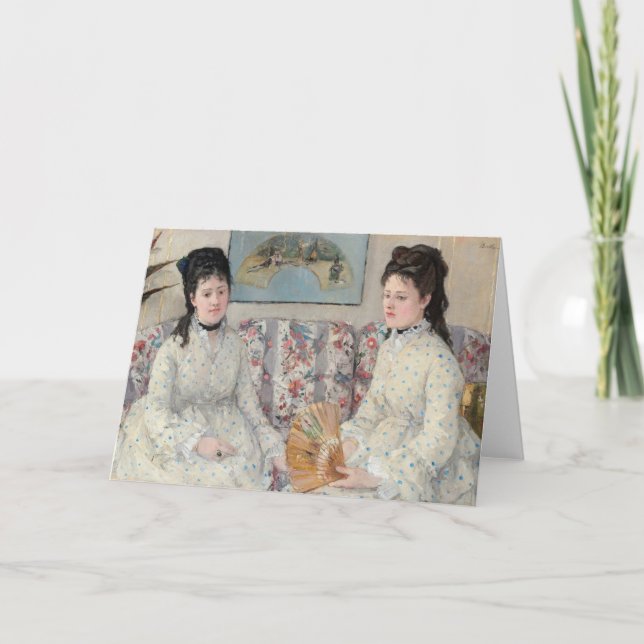 Tarjeta Las hermanas | Berthe Morisot (Anverso)