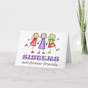 Tarjeta Las hermanas son para siempre