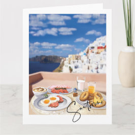 Tarjeta Las Islas Griegas, Santorini