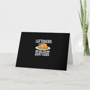 Tarjeta Las Leftovers Funny Del Juego De Gracias Son Para