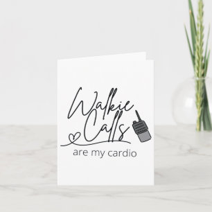 Tarjeta Las Llamadas A Pie Son Mi Docente Cardio Sped Copi