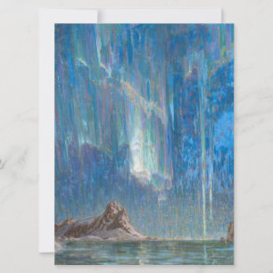 Tarjeta Las luces del norte de Noruega (Aurora)