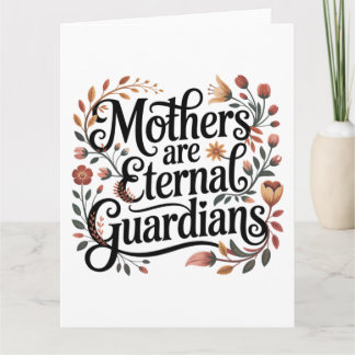 Tarjeta Las madres son guardianas eternas