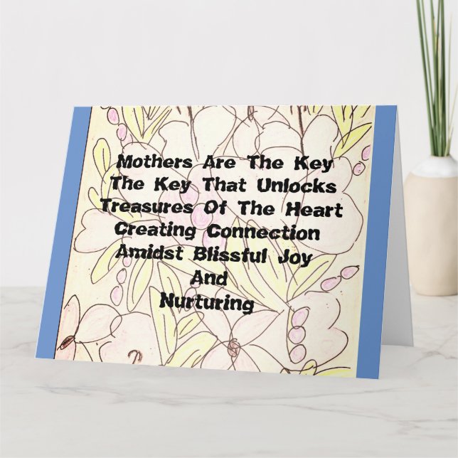 Tarjeta Las Madres Son La Clave (Anverso)