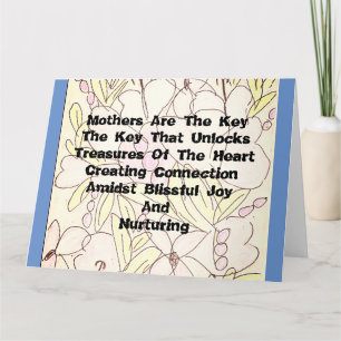 Tarjeta Las Madres Son La Clave