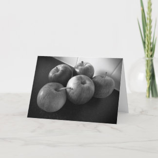 Tarjeta Las manzanas en la cocina