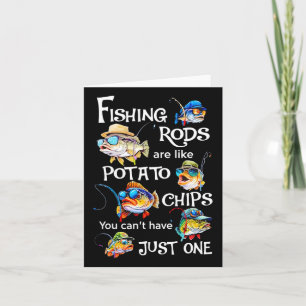 Tarjeta Las mareas de pesca son como las patatas fritas qu