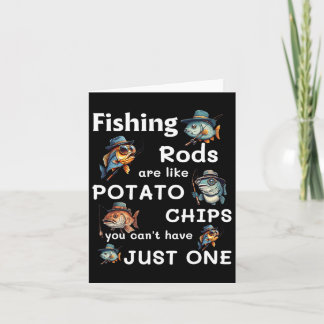 Tarjeta Las mareas de pesca son como las patatas fritas qu