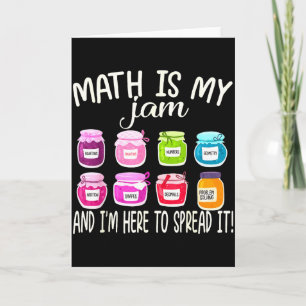 Tarjeta Las Matemáticas Son Mi Pasión Y Estoy Aquí Para Di