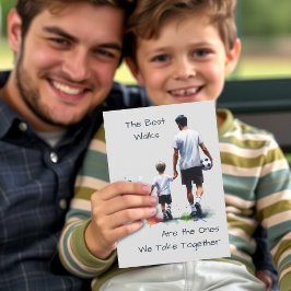 Tarjeta Las mejores caminatas que tenemos juntos Feliz Cum