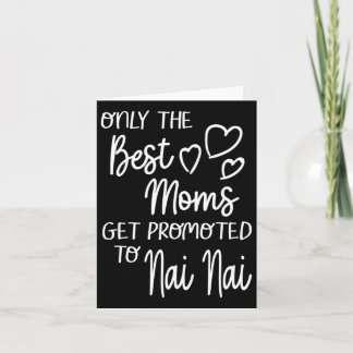 Tarjeta Las mejores mamás son ascendidas a Nai Nai China C