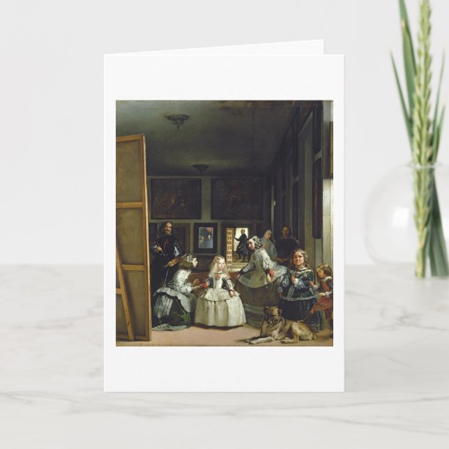 Tarjeta Las Meninas o la familia de Philip IV, c.1656 (Anverso)