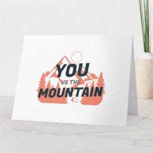 Tarjeta Las montañas están llamando y debo irme