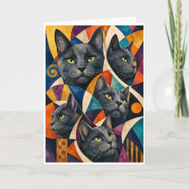 Tarjeta Las Muchas Dimensiones de un Gato