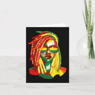 Tarjeta Las mujeres afroamericanas son un encuentro de his