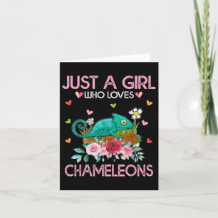 Tarjeta Las mujeres de los amantes de Chameleon dan sólo u