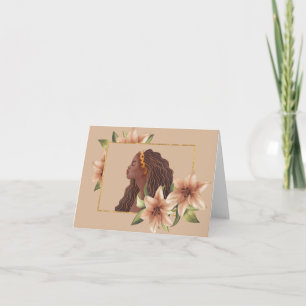 Tarjeta Las mujeres del mundo en blanco
