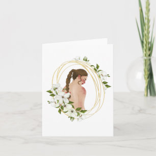 Tarjeta Las mujeres del mundo en blanco