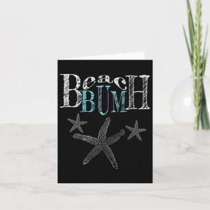 Tarjeta Las mujeres divertidas Beach Bum Beach Vacaciones 