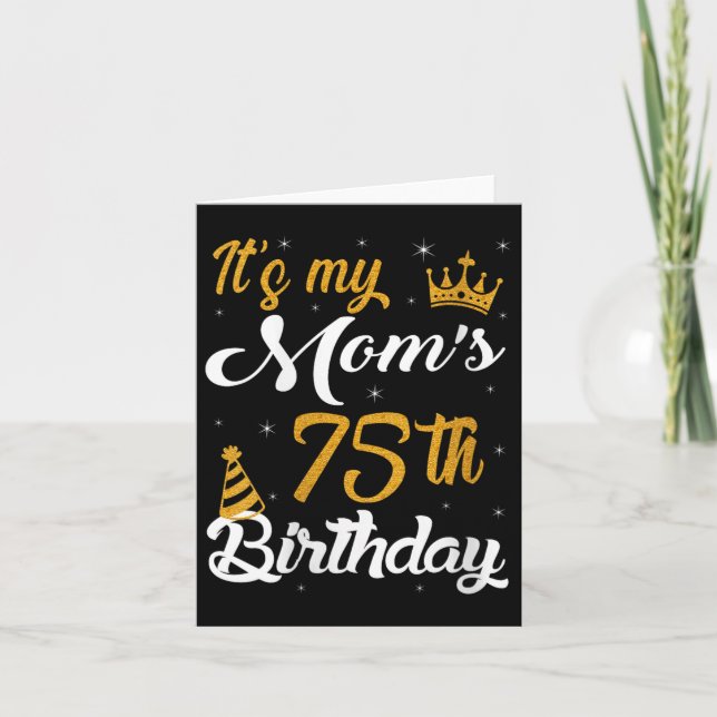 Tarjeta Las mujeres felices son mis madres 75 cumpleaños 1 (Anverso)