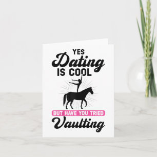 Tarjeta Las Mujeres Han Intentado Tocar Chica De Vaulting