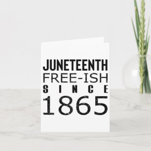 Tarjeta Las mujeres liberan a Juneteeth desde la historia 