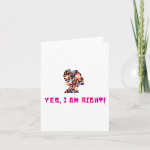 Tarjeta ¡¡¡Las mujeres tienen razón!!! Pegatina